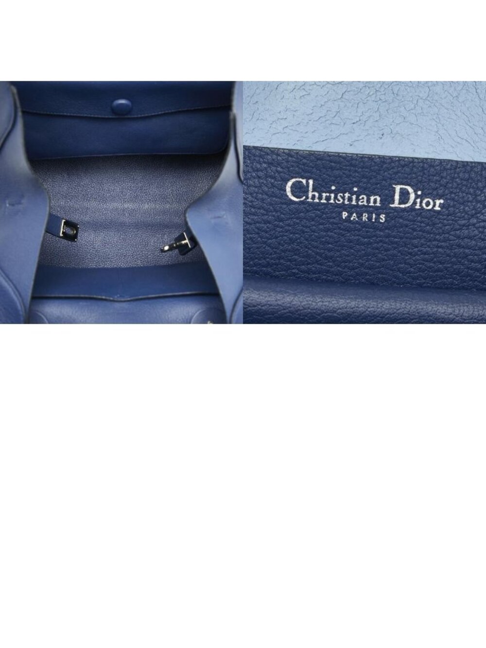 Dior Opunba Tote Navy Leather - Picture 10 of 10